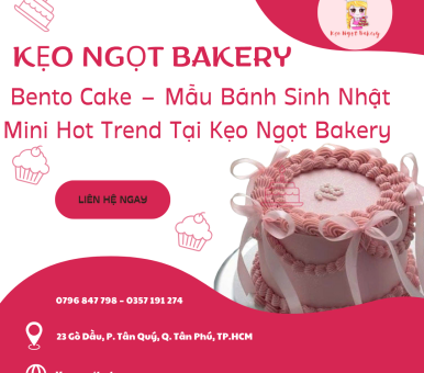  Bento Cake – Mẫu Bánh Sinh Nhật Mini Hot Trend Tại Kẹo Ngọt Bakery