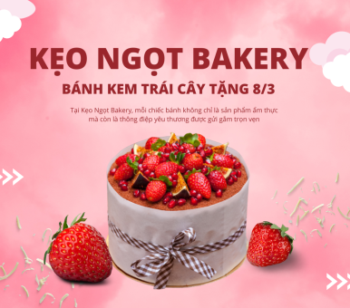 Bánh Kem Trái Cây Tặng 8/3 – Món Quà Ngọt Ngào Dành Cho Phái Đẹp