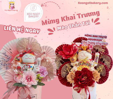 Mèo Thần Tài May Mắn – Món Quà Mang Lại Tài Lộc Tại Kẹo Ngọt Bakery