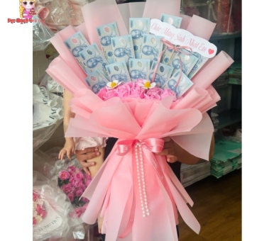 top hoa tiền mừng ngày valentine hot 2026 chỉ có tại kẹo ngọt