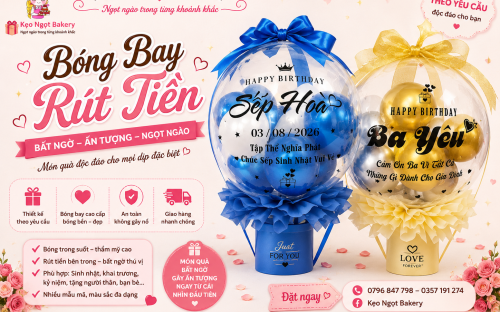 Bóng Bay Rút Tiền – Món Quà Sinh Nhật Độc Đáo, Bất Ngờ Và Ý Nghĩa Năm 2026