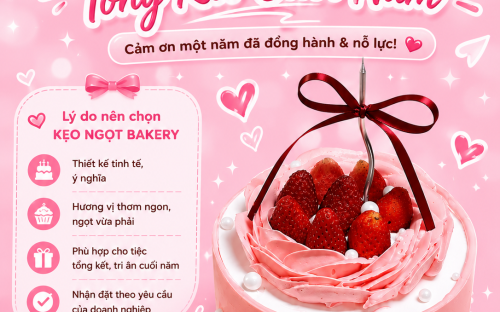 Top các mẫu bánh kem trái cây tặng dịp tổng kết 