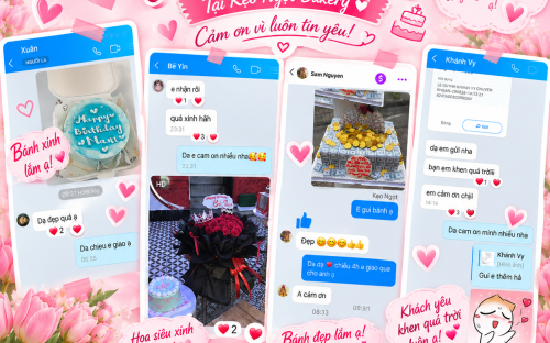 Feedback Yêu Thương Tại Kẹo Ngọt Bakery – Cảm Ơn Bạn Đã Tin Yêu!