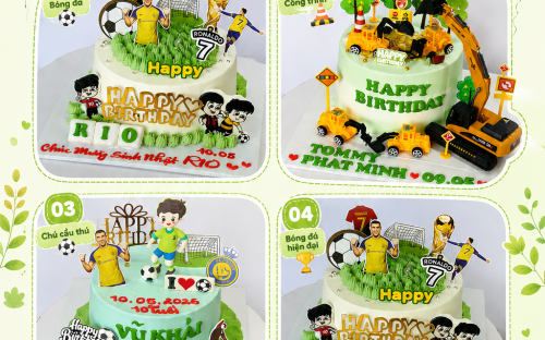 Bánh Kem Dành Cho Bé Trai – Dễ Thương, Năng Động Và Đầy Màu Sắc Tại KẸO NGỌT BAKERY