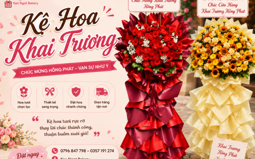 Mẫu Kệ Hoa Khai Trương Đẹp, Sang Trọng Và Được Ưa Chuộng Nhất Năm 2026