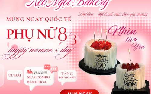 Đặt bánh xinh 8/3 cho người thương-cửa hàng bánh kem ngon tân phú