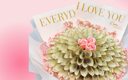 Mẫu Hoa Tiền Tờ 10K – Dễ Thương, Lạ Mắt, Siêu Ý Nghĩa Cho Người Thân Yêu