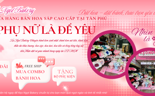 Cửa hàng bán bánh kem ngon tại tân phú giao toàn tphcm