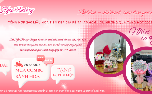 Tổng hợp 200 mẫu hoa tiền đẹp giá rẻ tại TP.HCM – Xu hướng quà tặng hot 2026