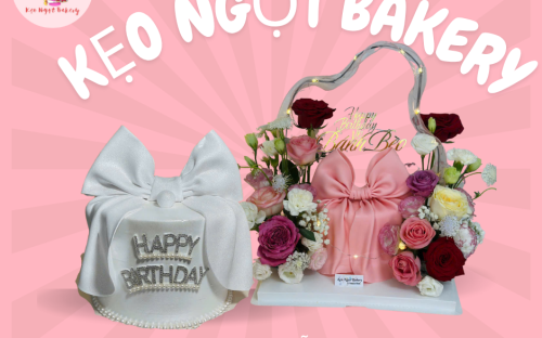 Bánh Kem Nơ Sang Trọng – Mẫu Hot 2025 Gây Sốt Tại Tân Phú