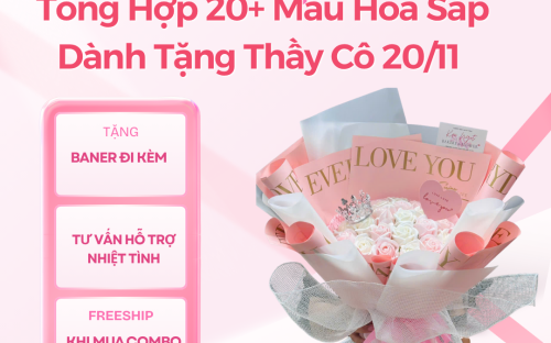 Tổng Hợp 20+ Mẫu Hoa Sáp Dành Tặng Thầy Cô 20/11 – Món Quà Tri Ân Sang Trọng Và Ý Nghĩa