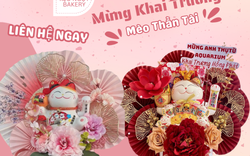 Mèo Thần Tài May Mắn – Món Quà Mang Lại Tài Lộc Tại Kẹo Ngọt Bakery