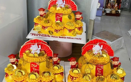 Bánh Kem Hũ Vàng Khai Trương – Tượng Trưng Cho May Mắn & Tài Lộc