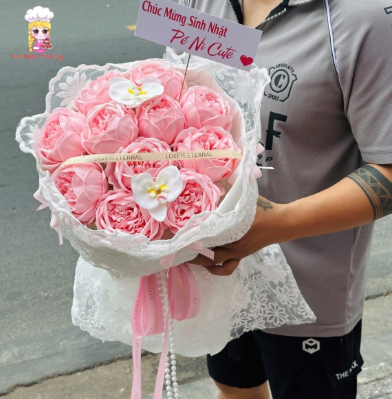 Hoa sáp tone hồng hot nhất năm 2026