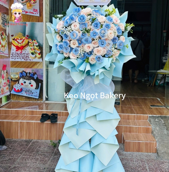 kệ hoa tươi tặng khai trương 