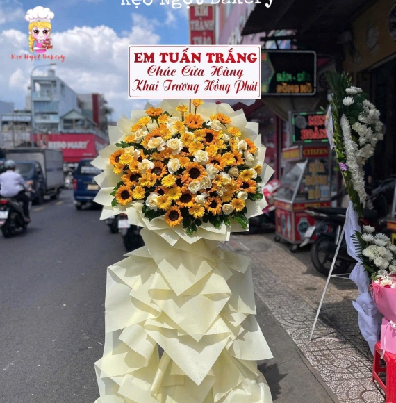kệ hoa khai trương hot năm 2026