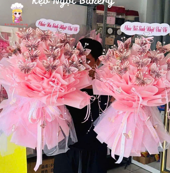 Bó hoa tiền 50k siêu hot 