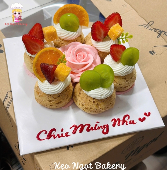 Mẫu banh su dai tặng sinh nhật siêu hot 