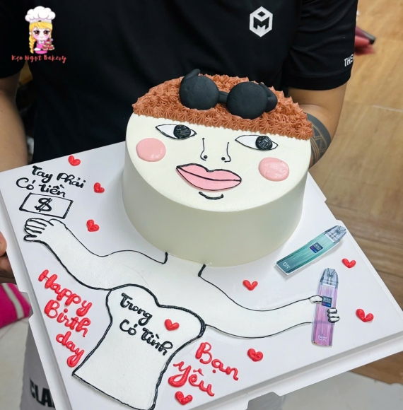 Bánh kem tặng sinh nhật làm theo yêu cầu siêu hot 