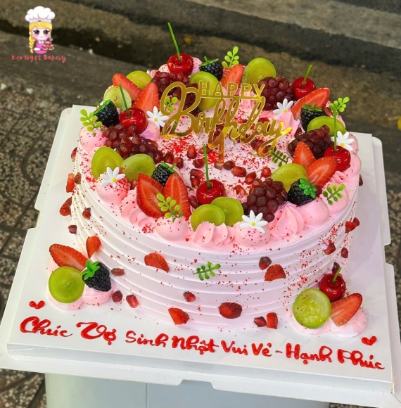 Bánh kem trái cây hot trend tặng vợ yêu hot 