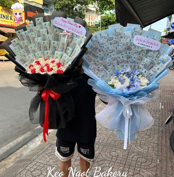 Bó hoa tiền siêu hot tại TPHCM 