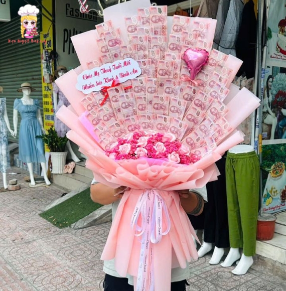 Hoa tiền con tặng mẹ yêu