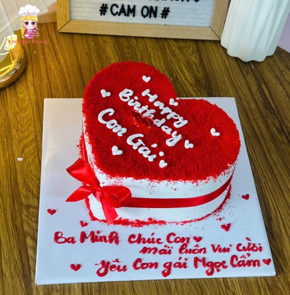 Bánh kem tone hồng tặng người thương 