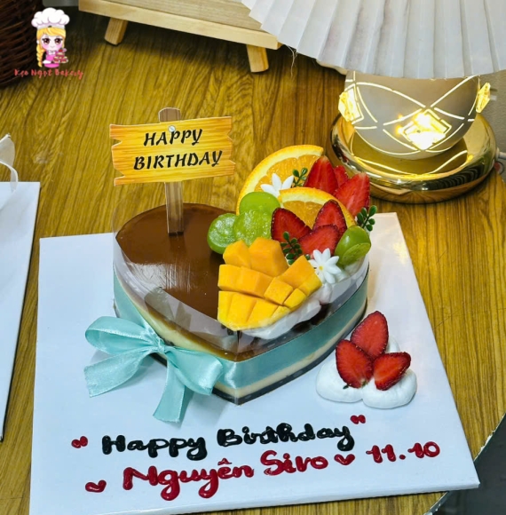 Mẫu bánh kem rau câu trái tim hot 2025 tại kẹo ngọt -tân phú 