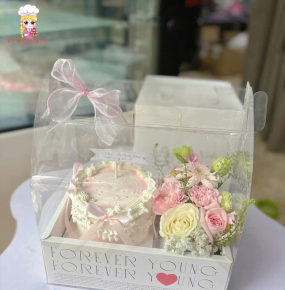 Sét bánh và hoa mẫu đẹp 2025 cho lễ