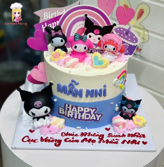 Bánh Kem dành cho bé gái Kô rô mi