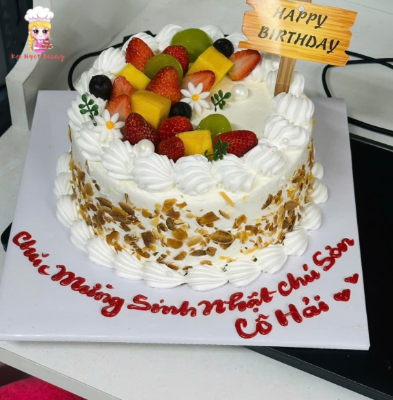 Bánh kem bắp mừng sinh nhật cô 20/11