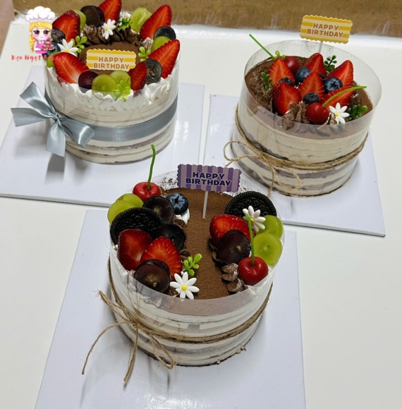 Bánh kem trái cây tổng hợp chỉ có tại Kẹo Ngọt