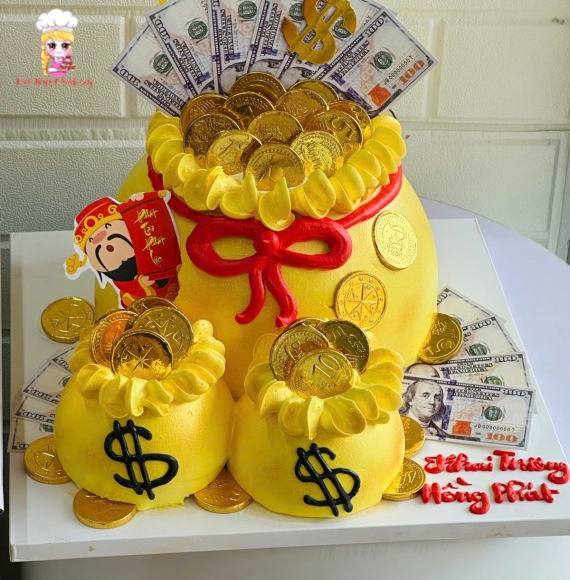 Bánh mừng túi tiền thần tài tại Kẹo Ngọt
