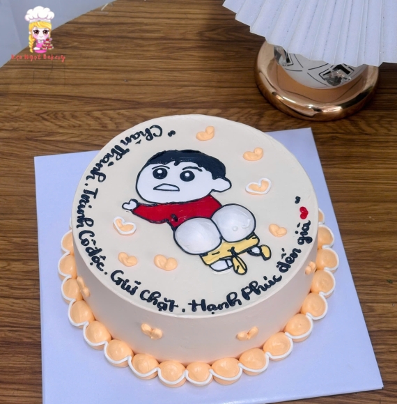 Bánh kem sinh nhật tạo hình tặng bạn bè 