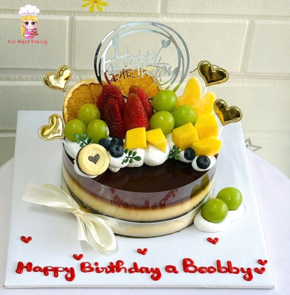 Bánh kem rau câu tặng sinh tại Kẹo Ngọt