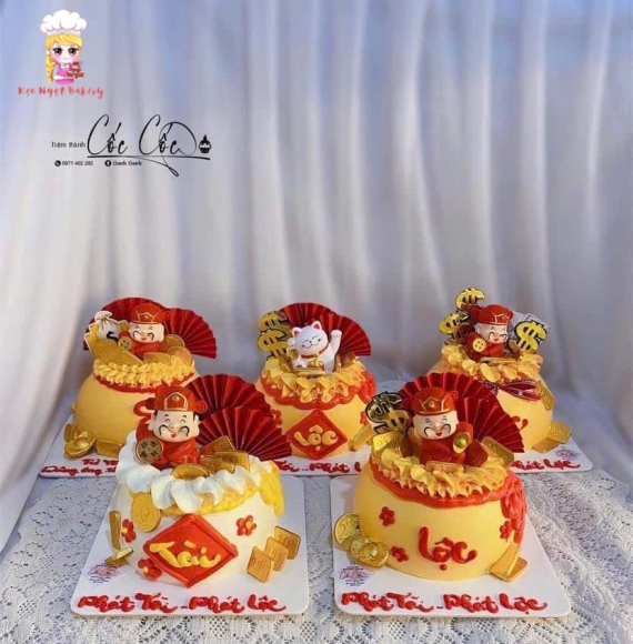 Tổng các bánh kem Tài Lộc chỉ có tại Kẹo Ngọt