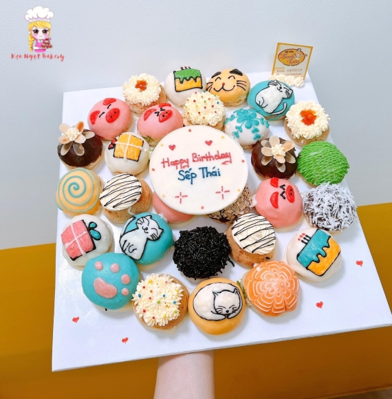 Su kem Singapore sinh nhật dễ thương dành tặng sếp
