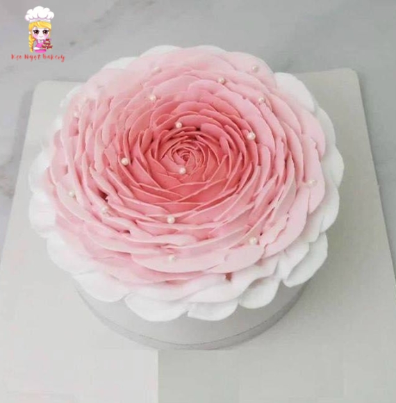 Bánh Kem mẫu hoa hồng 01