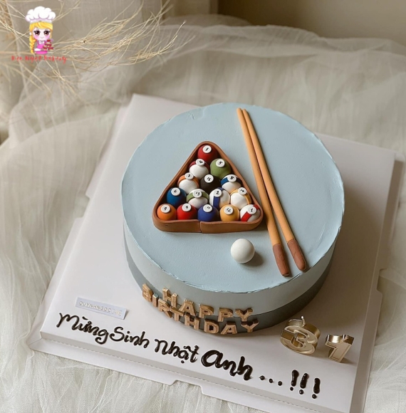 Bánh Kem mẫu billiards