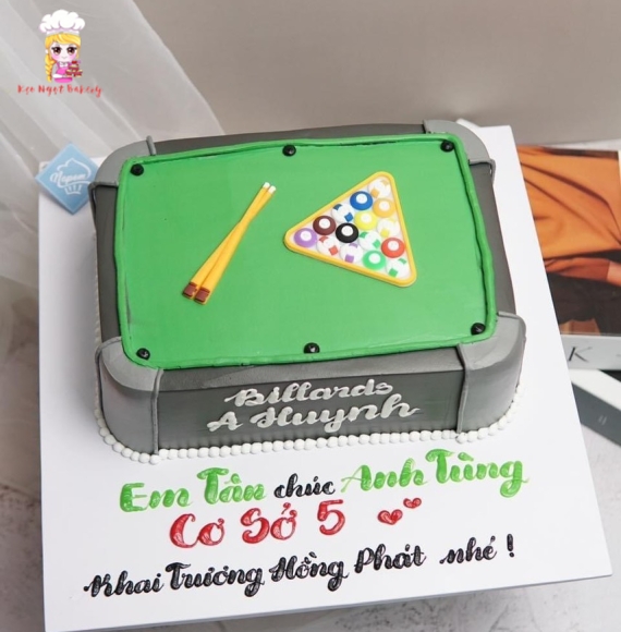 Bánh Kem mẫu billiards