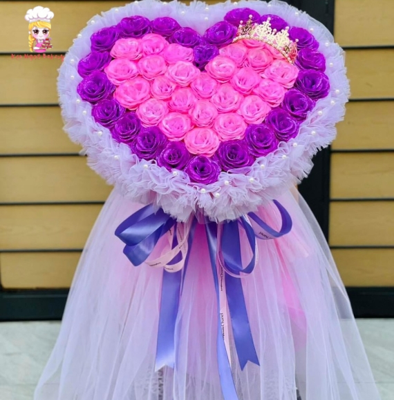 Bó hoa siêu to tặng vợ yêu