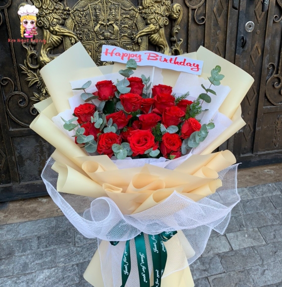 Bó hoa Hồng tươi tặng người yêu