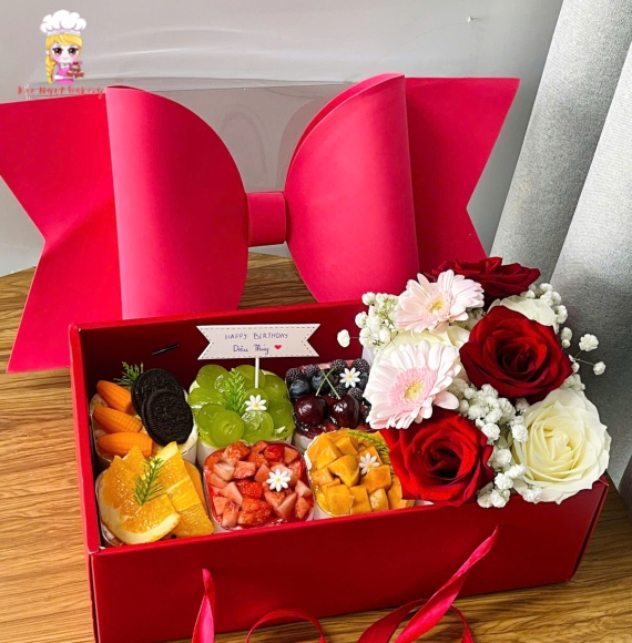 Sét hoa tươi và bánh kem quận 1