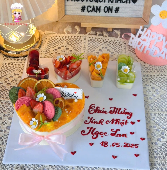 Bánh mousse tặng  vợ yêu