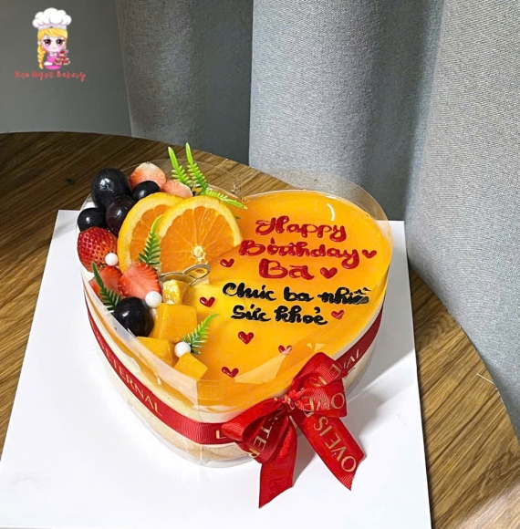 Bánh mousse tặng bà