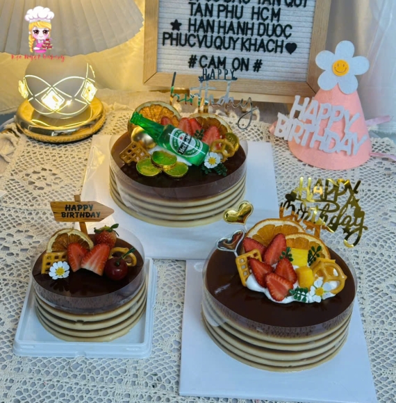 Bánh kem rau cau ở quận 2