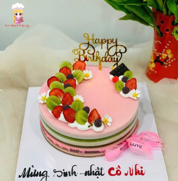 Bánh kem rau mừng sinh nhật ở quận 4