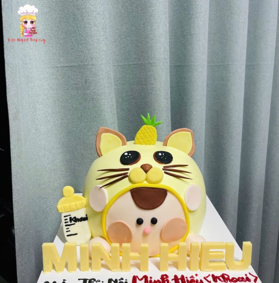 Bánh kem thôi nôi dành cho bé trai