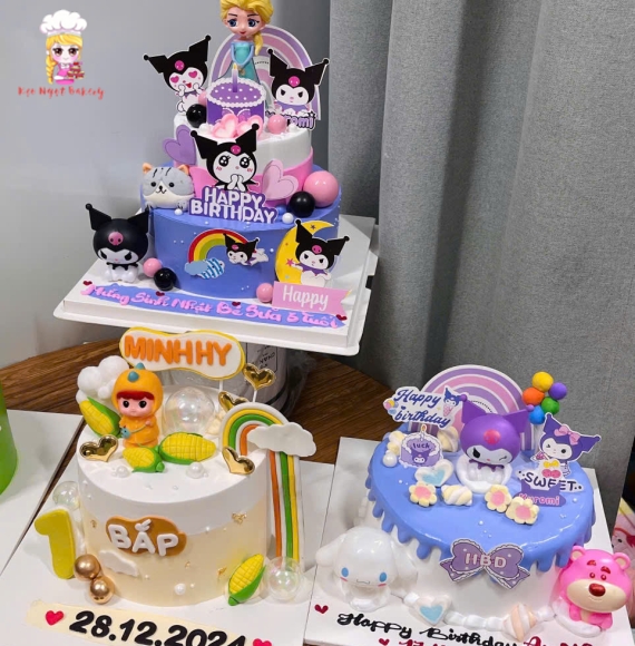 Bánh kem thôi nôi Kô rô mi chúc con 1 đời an nhiên