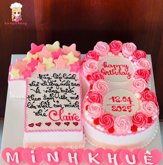 Bánh kem hình vuông ở tân phú